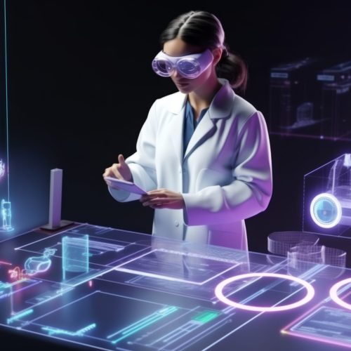 person-using-ar-technology-perform-their-occupation AI-image